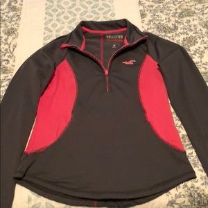 Hollister 3/4 zip Pullover